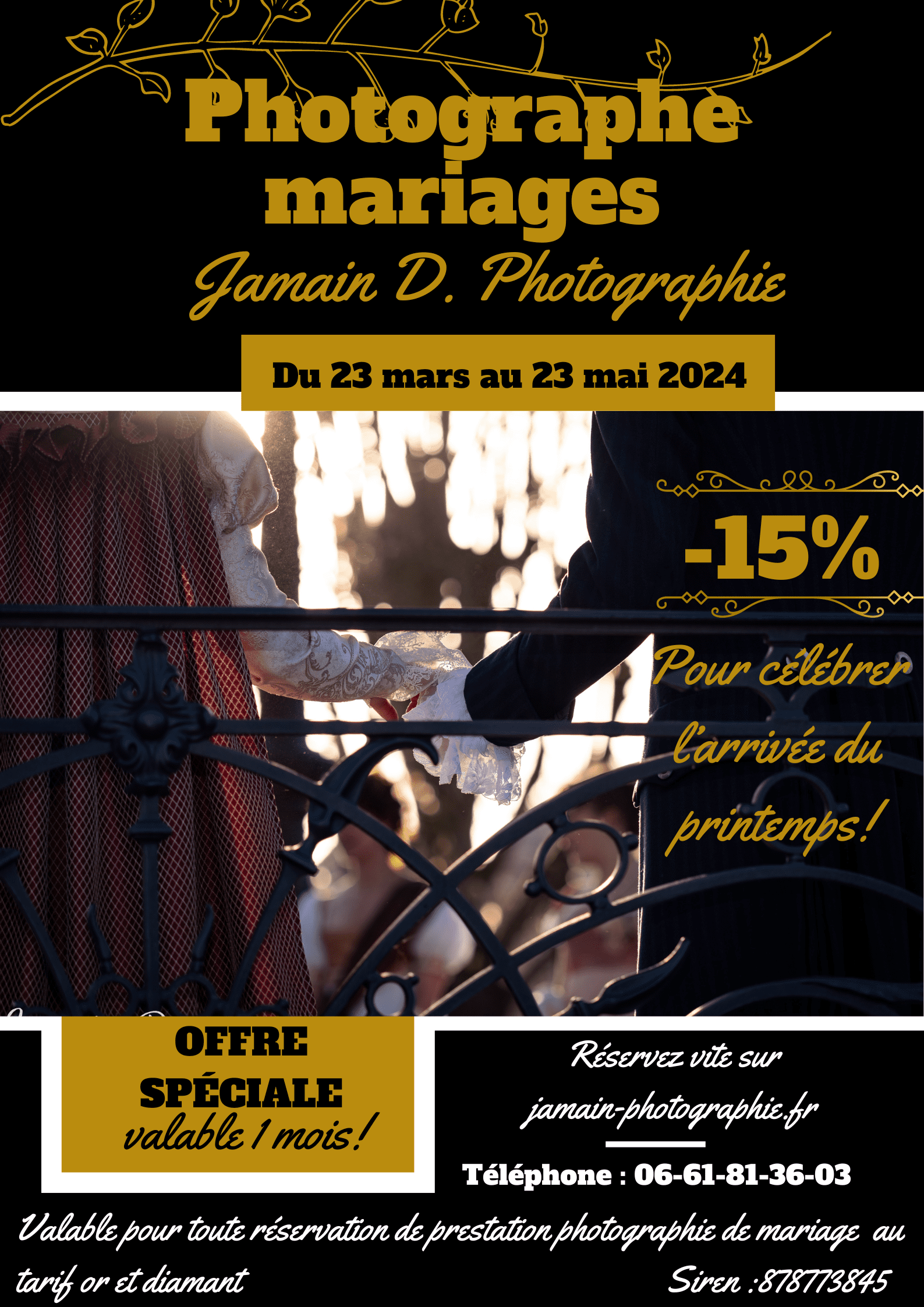 Affiche promo mariages